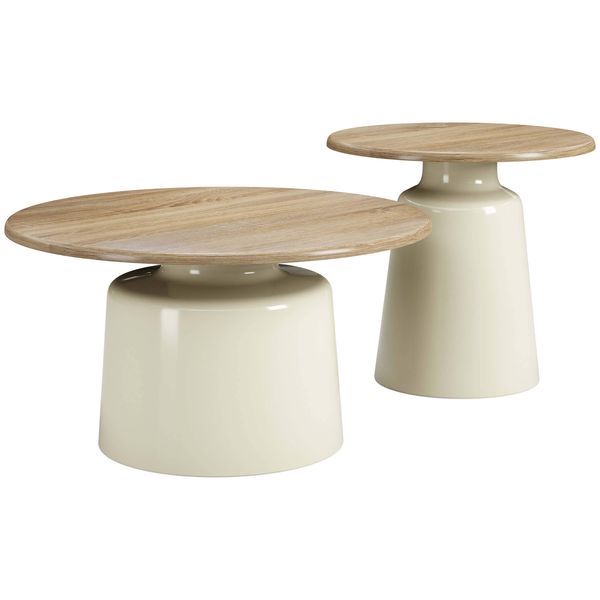 Ensemble table basse Lireen, Naturel
