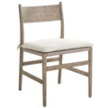 Chaise d'Appoint Dossier Bois Dwell, Rocher, Lot de 2