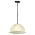 Suspension cuir parchemin Stevie, Naturel