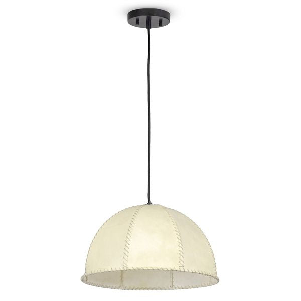 Suspension cuir parchemin Stevie, Naturel