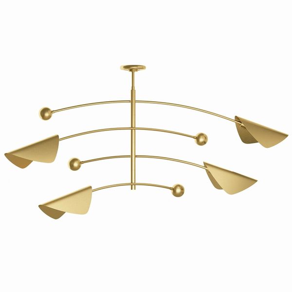 Lustre eclipse, Laiton Naturel