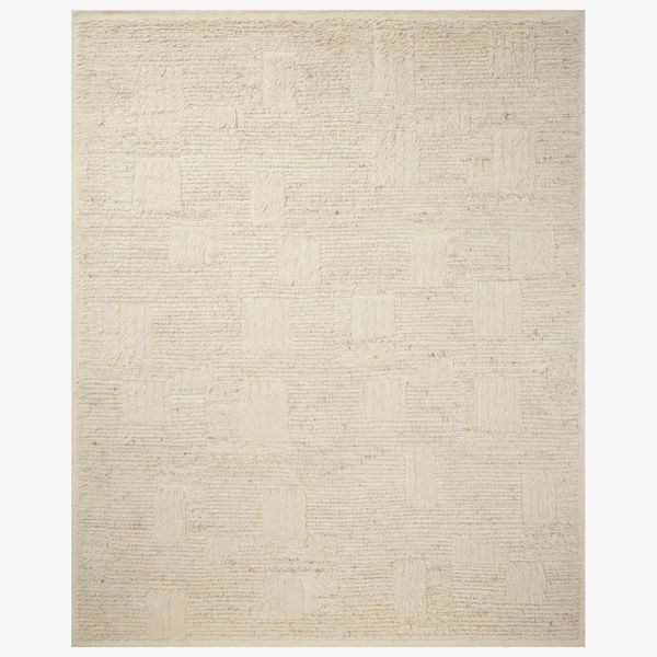 Tapis Monterrey MRY-03 Brigette Romanek ¡Á Loloi, Ivoire/Naturel
