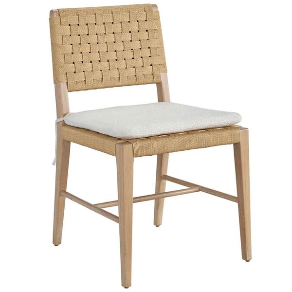 Chaise d'Appoint Nomade, Ivoire Canberra, Lot de 2