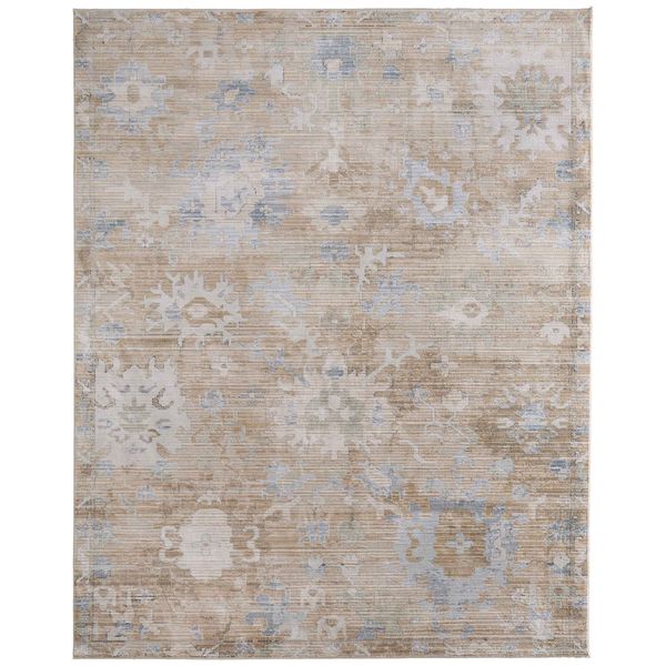 Tapis Augustine 39TXF Feizy, Beige/Bleu