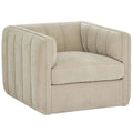 Fauteuil Pivotant Vesta, Brume Soyeuse