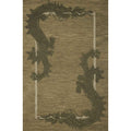 Tapis Romi RMI-01 Brigette Romanek ¡Á Loloi, Vert/Foret