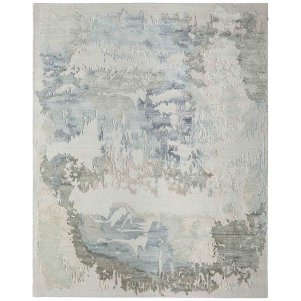 Tapis Kendall 8A62F Feizy, Bleu/Gris